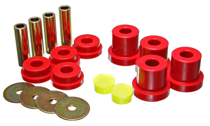 Scion tC Suspension Subframe Bushing Kit - Rear - Energy Suspension - Performance Polyurethane - Red - `05-`07